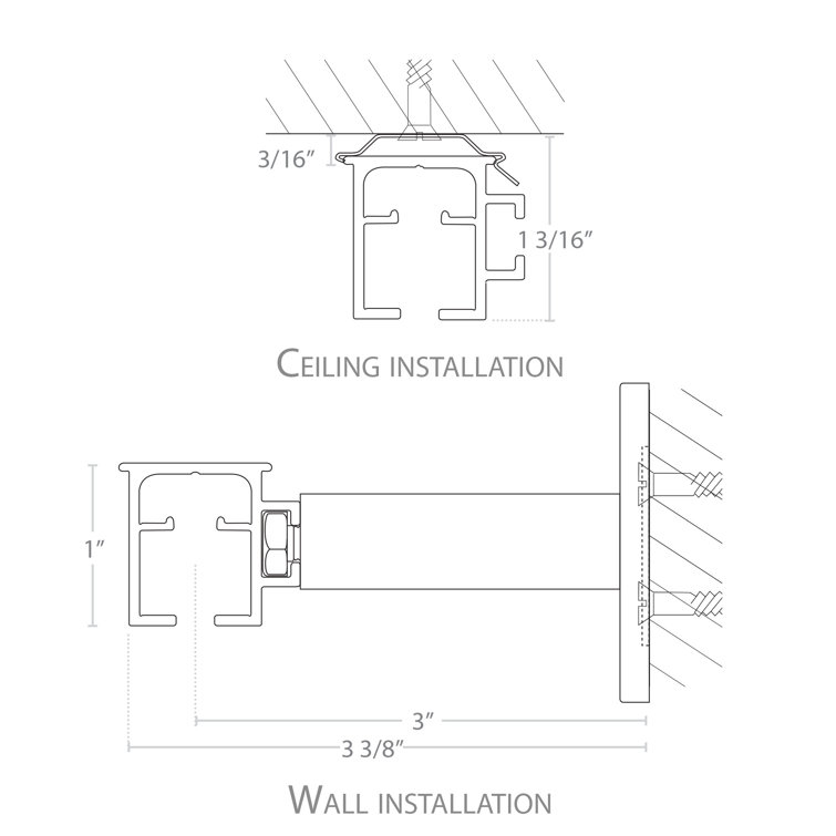 Symple Stuff Hayhurst Overall Width x 1'' Diameter Single Curtain Rod